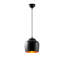 Lustre industriel moderne, métal noir, 48,4 x 48,4 x 48,4 pouces | Hauteur: 48,4 pouces, 1 x douille E27 de 40 W maximum | Luminaire de maison élégant, design scandinave, parfait pour les salles à manger et les espaces de vie-375779415