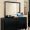 Miroir 40,5 po Mid-Century