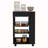 Kitchen Cart,  One Drawer, Two Open Shelves, Four Casters-106171332