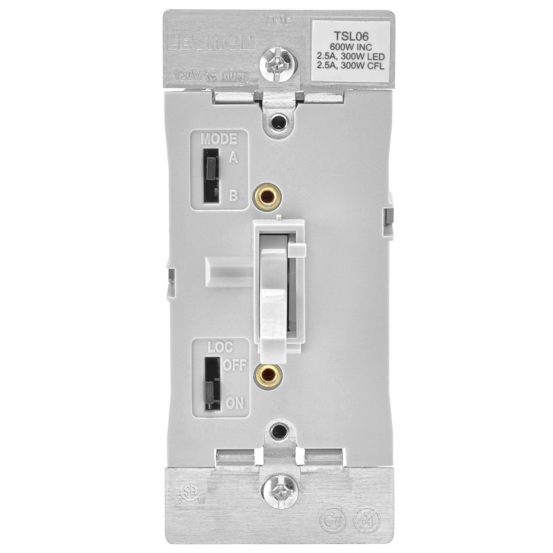 Leviton Watthite 600 Watt Toggle Dimmer Switch 1 Pack