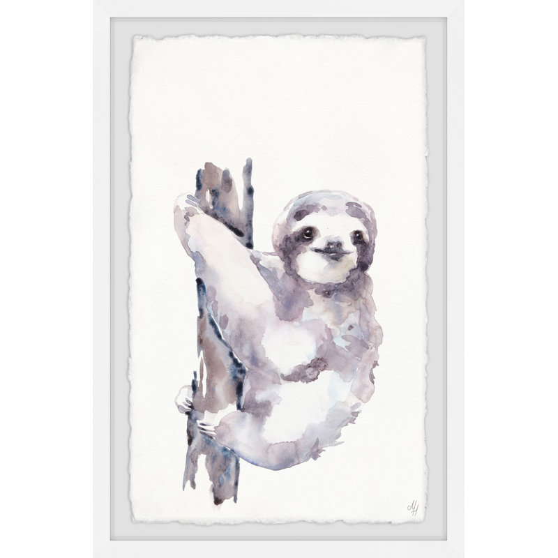 Garrison Happy Sloth - Print, 91cm H x 61cm W
