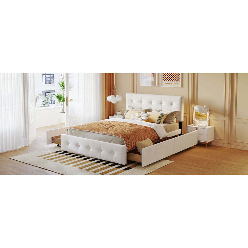 Upholstered Platform Bed