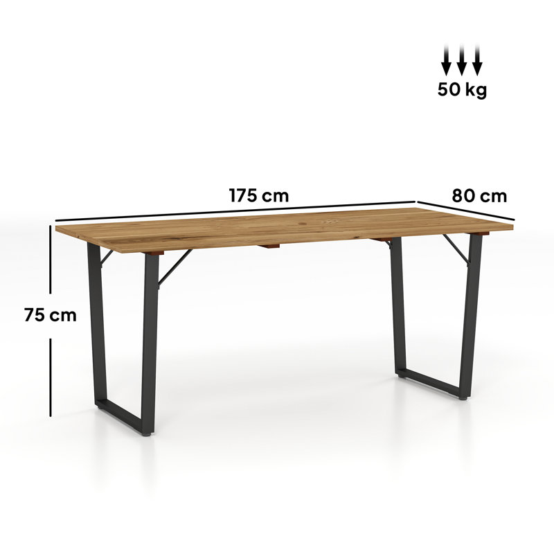 Rectangular 6 - Person 175Cm L Outdoor Table