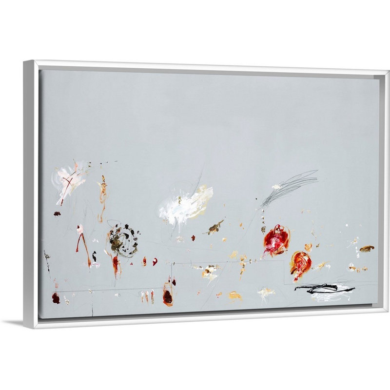 «Roam» par Joshua Schicker, reproduction d'art sur toile, Cadre flottant blanc, H 26 po x l 38 po x P 1,75 po
