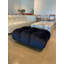 Repose-pieds Bubble - velours bleu nuit