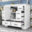 Meuble-lavabo simple 36 po avec plateau en céramique Nusrath