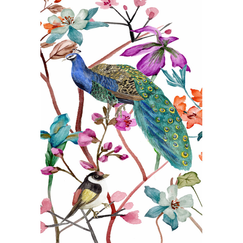 Tangled Garden III by Melissa Wang - Painting, Wrapped Canvas, 30 cm H x 20 cm W