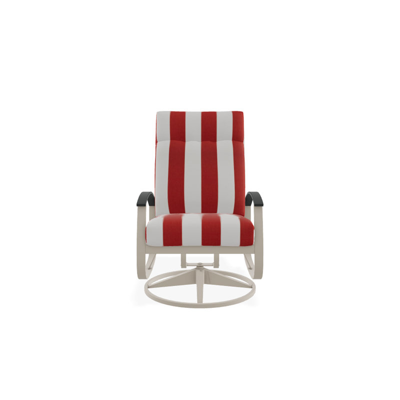 Belle Isle Outdoor Rocker Chair, Blend Indigo, Gloss White, Classic Graphite P30