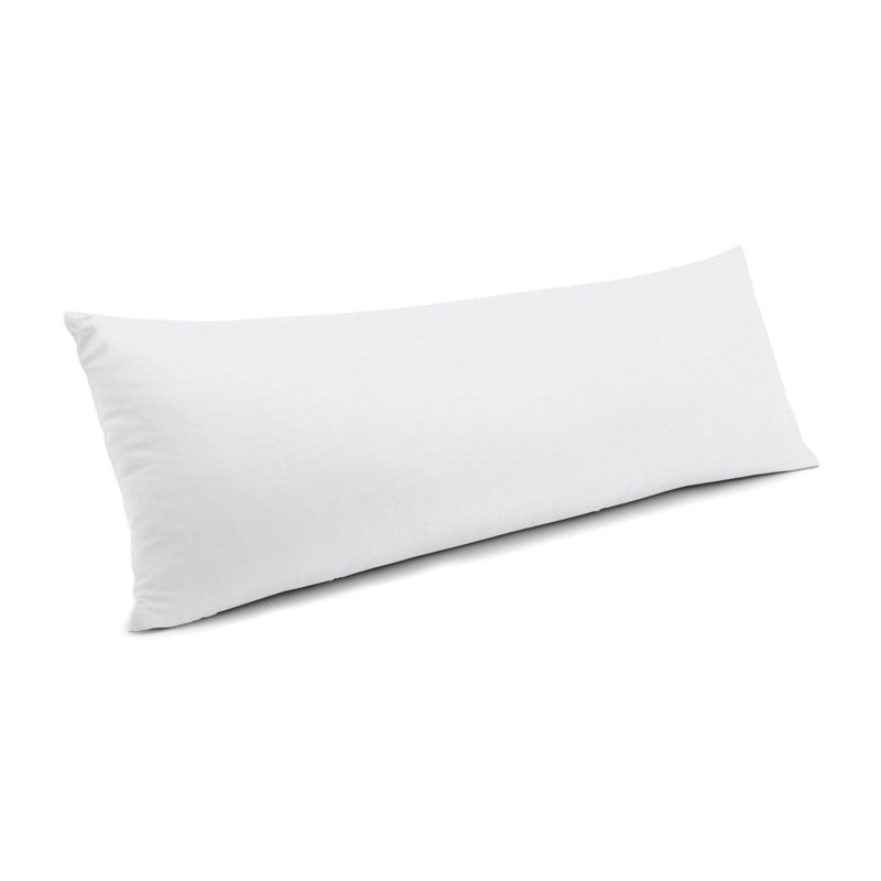 Coussin ClassicLinen, Blanc brillant, Housse de coussin seulement - sans coussin, 12" x 18"