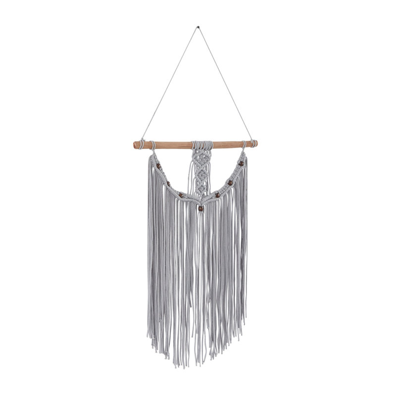 Suspension murale en tissu mélangé avec accessoires de suspension inclus