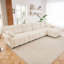 Canapé modulaire 4 places avec repose-pieds-121174970