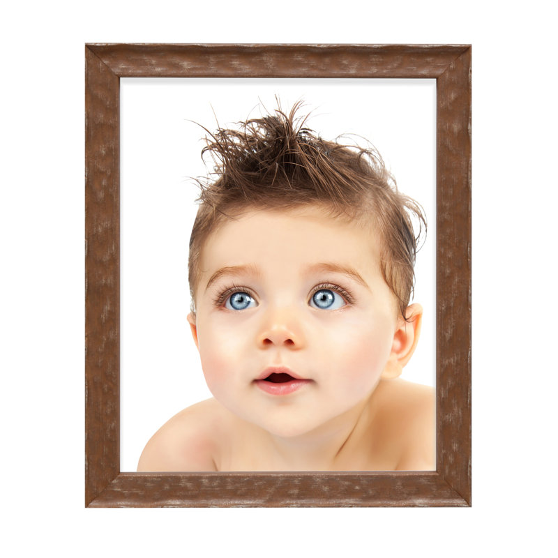 Nancy Wood Embossed Picture Frame, 54cm H x 44cm W x 2.3cm D, Brown