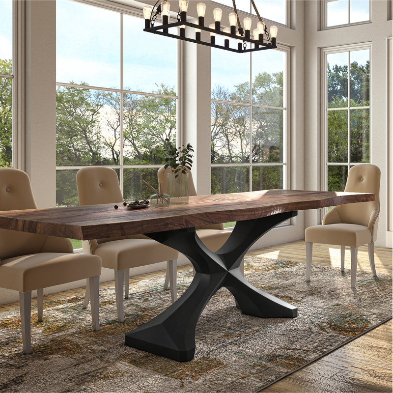 Xerxes Metal Dining Table Base, 28"H x 40"L x 20"W