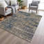 Tapis bleu marine Xhevrie intérieur / extérieur lavable à la machine-1993955704