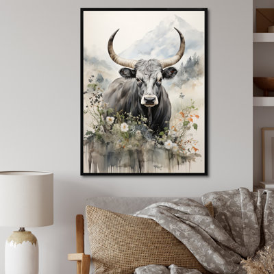Bianaca, art asiatique, vache Sumi III