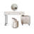 Makeup Vanity with Light mirror,4 drawers,1 chair