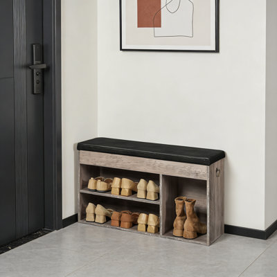 Hallway Storage Bench With Hidden Compartment