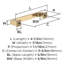 Poignée d'armoire bronze champagne Bridgeport-90709871-131234779-131234778
