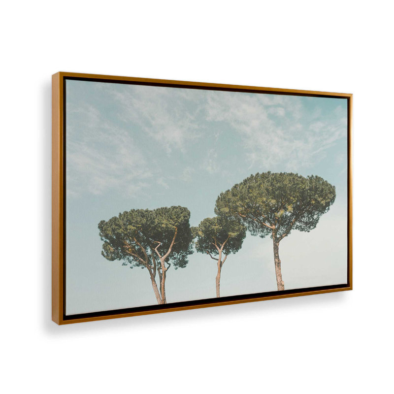 «Tall Tranquility», reproduction sur toile, Cadre flottant or poli, H 8,75 po x l 12,75 po x P 1,75 po