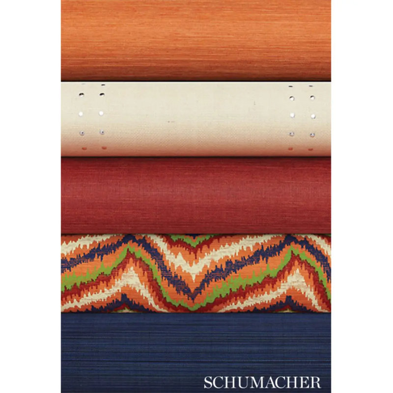 Haruki Sisal Wallpaper, Garnet