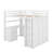 Full Loft Bed With Drawers,Desk And Wardrobe-16928021