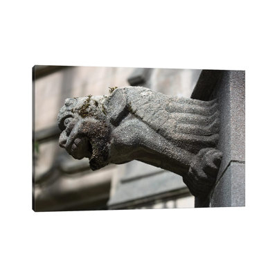 " University of Washington, Seattle, Washington State. Architectural Detail, Gargoyle " Black and White Photography Print