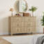 Dresser for Bedroom with 6 Drawers, 48" Wide Modern Chest of Drawers with Metal Handle, Dresser TV Stand-10514062