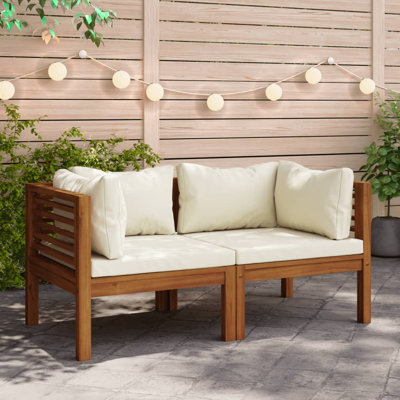 Chaise de patio avec coussins Stajko