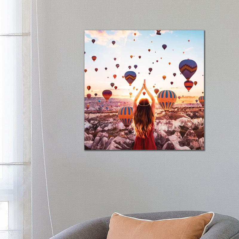 Reproduction d’art par Hobopeeba-imprimé, H 26 po x l 26 po x P 1,5 po, Pas de tapis, Toile tendue