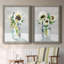 Tournesol I - ensemble de 2 peintures sur toile encadrées-1966281002-1966281003
