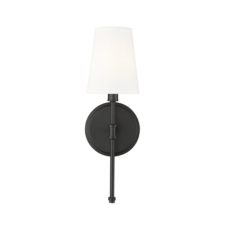 Adorra 15" High 1-Light Wall Sconce, Matte Black