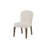 Marielle Upholstered Arch Dining Chair, Cocoa/White Sand-154686935