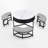 Ensemble de tables basses Bertineke-1740377888
