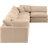 Ivalin Velvet L-Shaped Sectional Reversible-87141444
