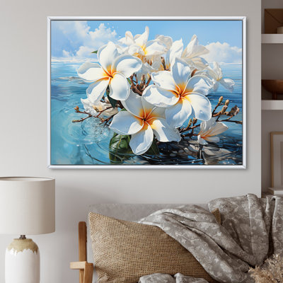 " Golden Plumeria Radiance Flowers II "