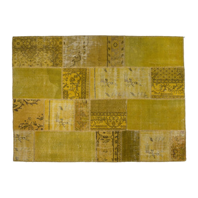 One-of-a-Kind 4'9" X 6'8" Wool Area Rug in Yellow
