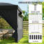 Outsunny 3 x 6 m Pop Up Gazebo, 6 Sidewalls UPF50+ Event Shelter-124328567