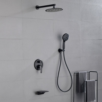 Système de douche complet avec valve brute
