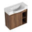 Meuble-lavabo mural 24 po avec lavabo en céramique blanche et porte à fermeture en douceur-389411778-389411782