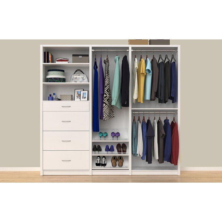 ClosetMaid SpaceCreations 90 in. Closet System - Bright White