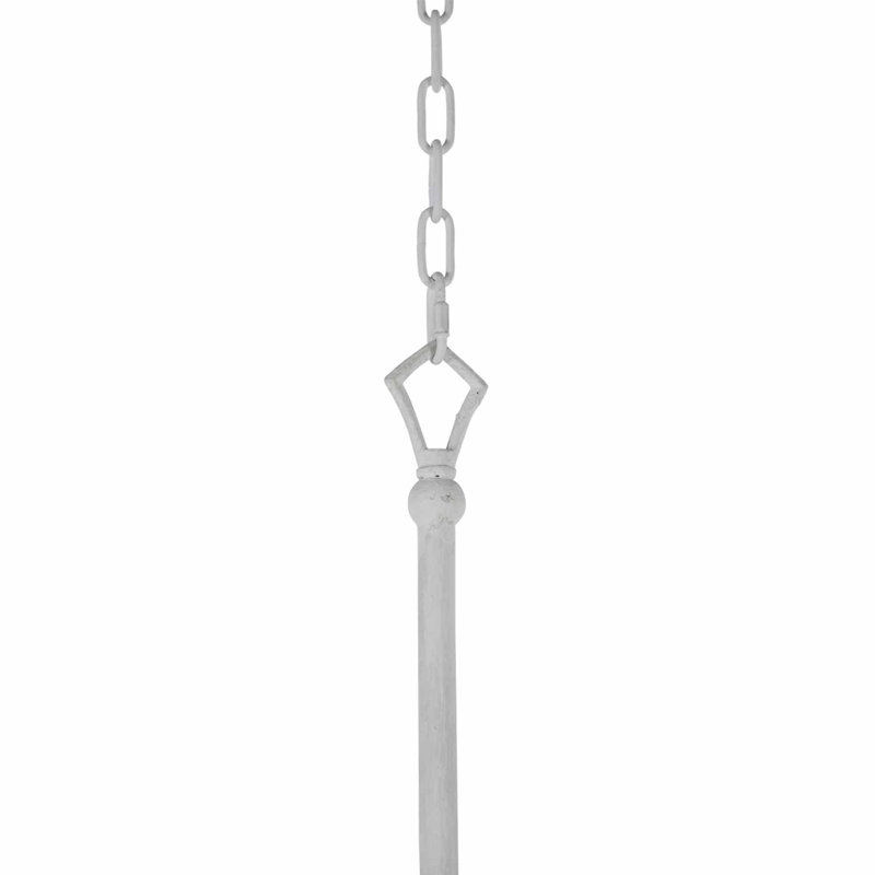 Lilly 8 - Light Candle Style Chandelier, Plaster White