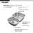 Medallion Designer 32.5'' L Double Bowl Stainless Steel Kitchen Sink