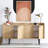 Sleek Console Table, Sapphire Oak, 59.1 x 31.5 x 15.7 inches | 100% Melamine Coated Particle Board, Antibacterial Finish | Ideal for Scandinavian Design Living Rooms, Assembly Required, Stylish & Functional-862663223