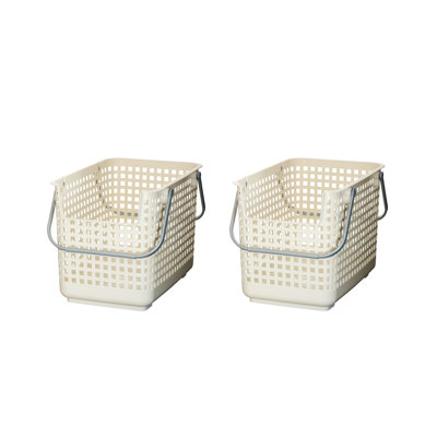 Scandinavia Style Laundry Support Basket set of 2