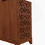 Table de bout fonctionnelle avec trois tiroirs et quatre tablettes ouvertes, parfaite pour les coins de la chambre à coucher et l'organisation facile-965375569