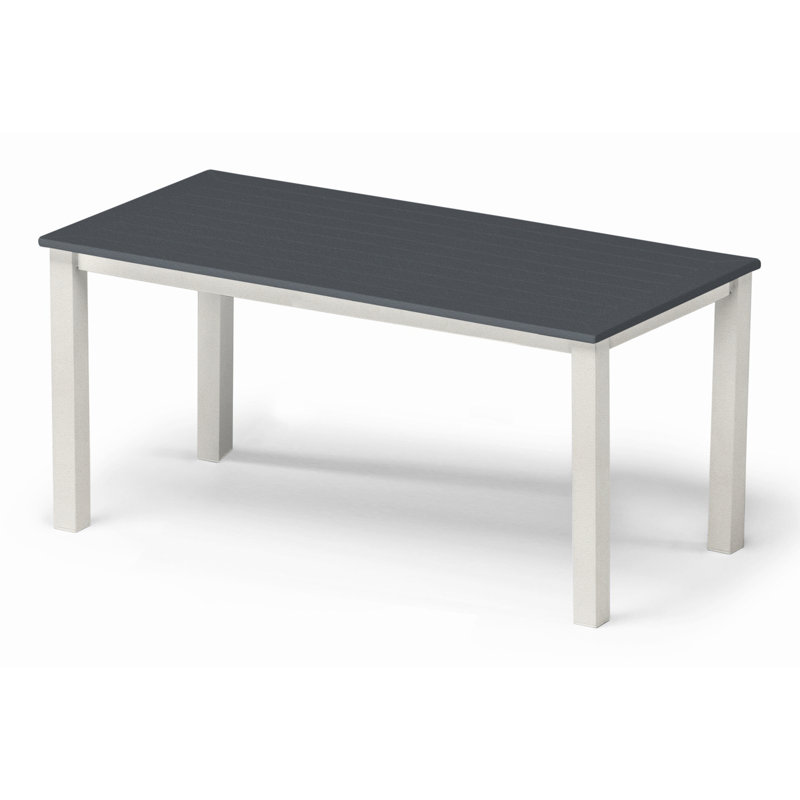 Table basse Robinett, Graphite classique P30, Neige texturée