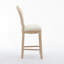 Tabourets de bar en bois massif, tabouret de cuisine rembourré