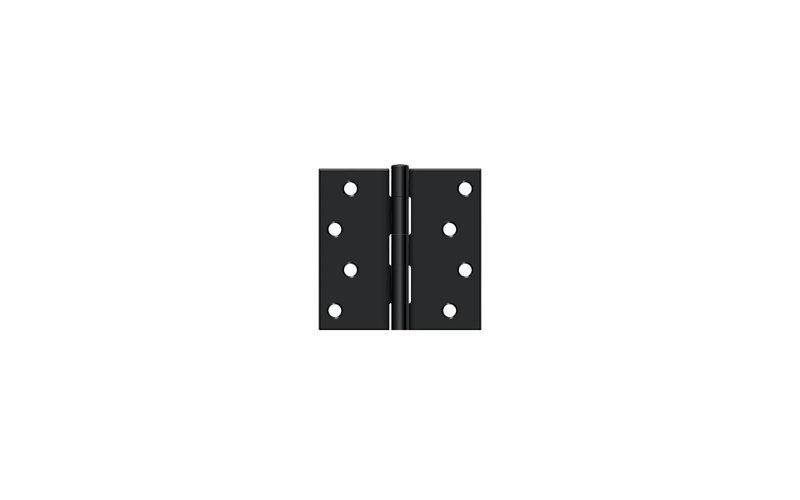 Steel Hinge, Paint Black