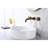 Wall Mounted Bathroom Sink Faucet - Temperature Adjustable Handles, Splash, Pop-Up Drain, Bronze Build For Easy Control, Bronze, Quality Construction