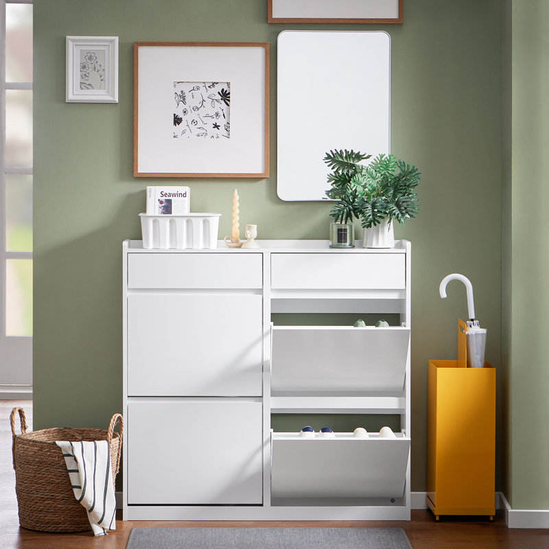 8 Pair Shoe Storage Cabinet